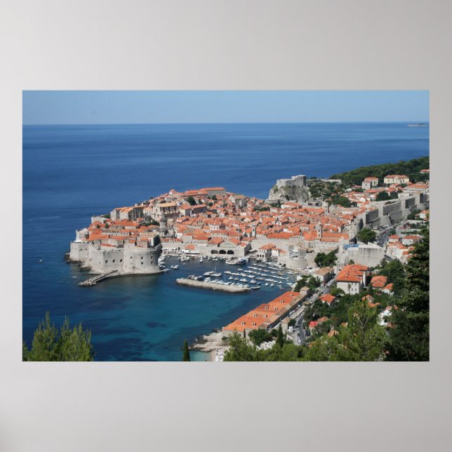 Poster Dubrovnik Hrvatska (Frente)