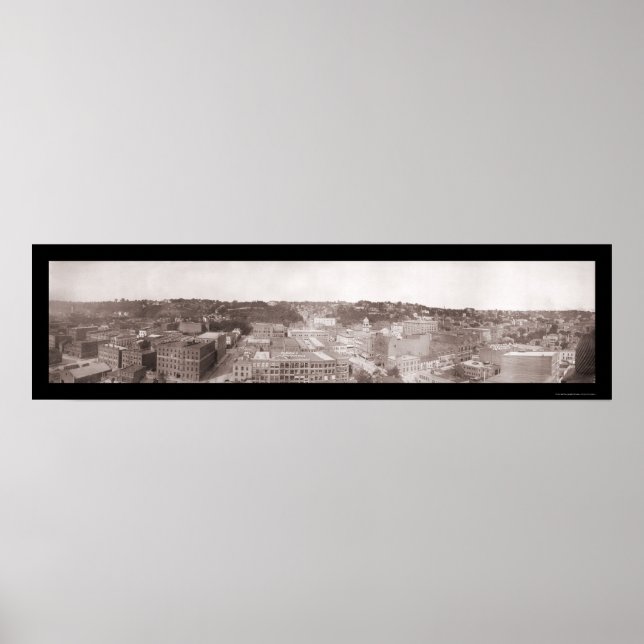 Poster Dubuque, IA Foto 1907 (Frente)