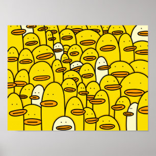 Poster Ducks Doddle Art