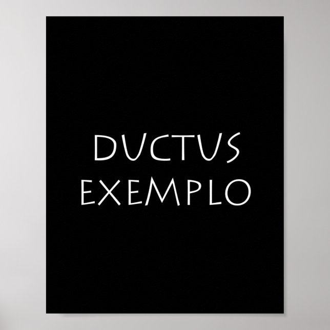 Poster Ductus exemplo (Frente)