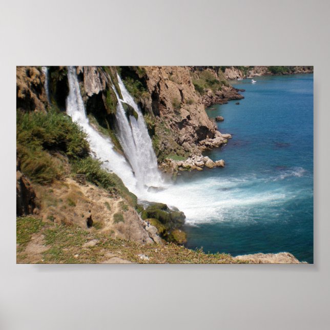 Poster Duden (Antalya), cascata turca (Frente)