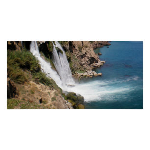 Póster Duden (Antalya), cascata turca
