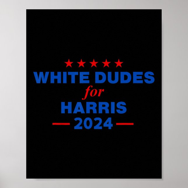 Poster Dudes Para Harris 2024 Karens Para Kamala (Frente)