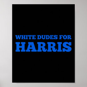 Poster Dudes Para Harris Kamala Harris Campa Eleitoral 20