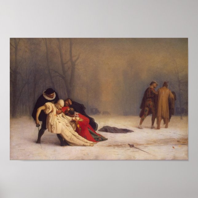 Póster Duelo Após Uma Bola De Mascarada (Frente)