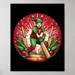 Poster Duende de Natal Críquete