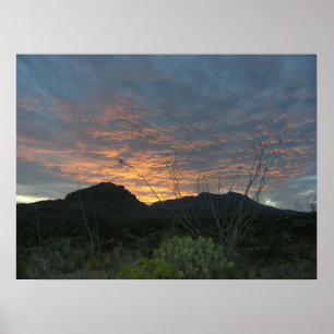Poster Dugout Wells - Big Bend, Texas