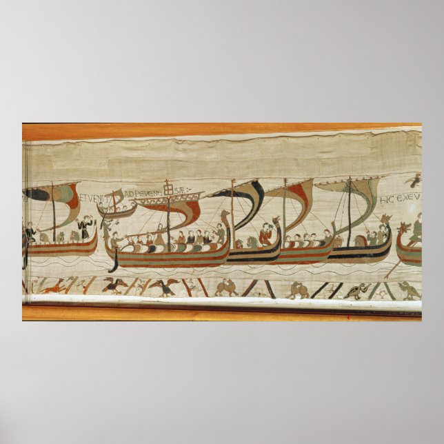 Póster Duke William e sua frota atravessam o Canal (Frente)