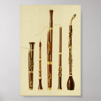 Poster Dulcian, Oboe, Bassoon, Baronite Oboe