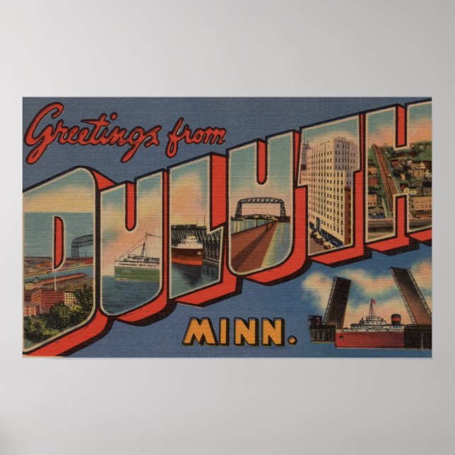 Póster Duluth, Minnesota - Cenas Largas (Frente)