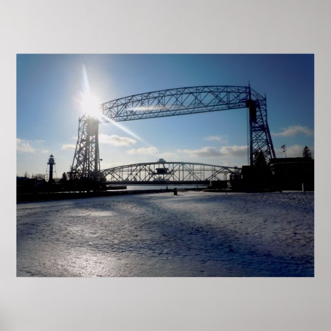 Poster Duluth Minnesota Lift Brige (Frente)