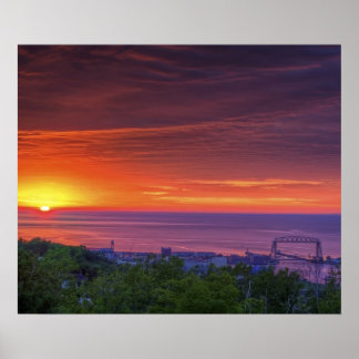Póster Duluth Sunrise