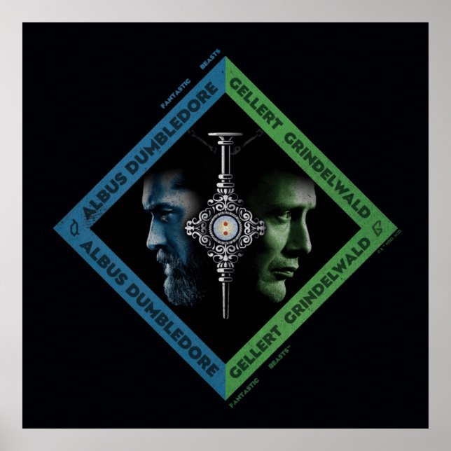 Poster Dumbledore & Grindlewald Blood Troth Graphic (Frente)