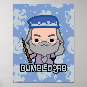Póster Dumbledore Personagem de desenho animado Art