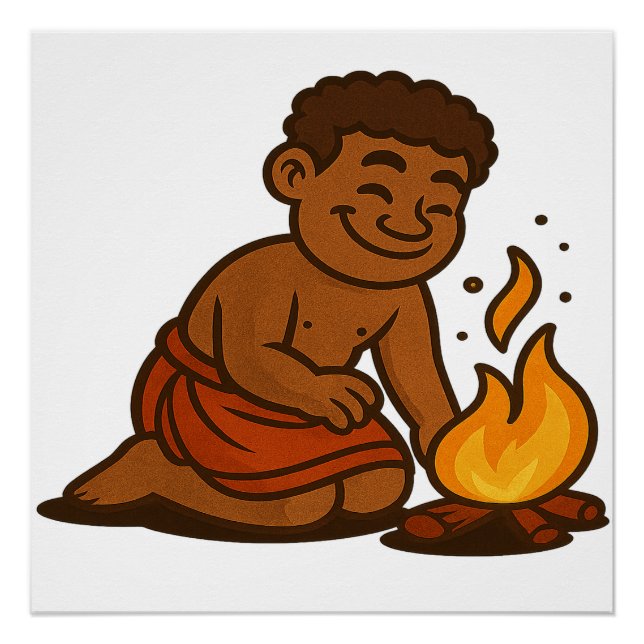 Póster Dumi Fire Keeper (Frente)