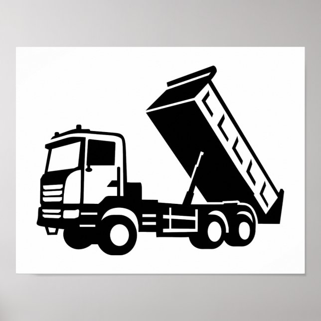 Póster Dump caminhão tipper (Frente)