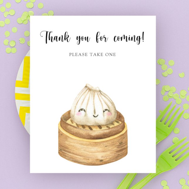 Poster Dumpling - Obrigado por vir (Criador carregado)