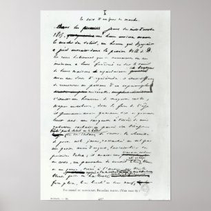 Póster D'un Jour de Marche' de Le Soir