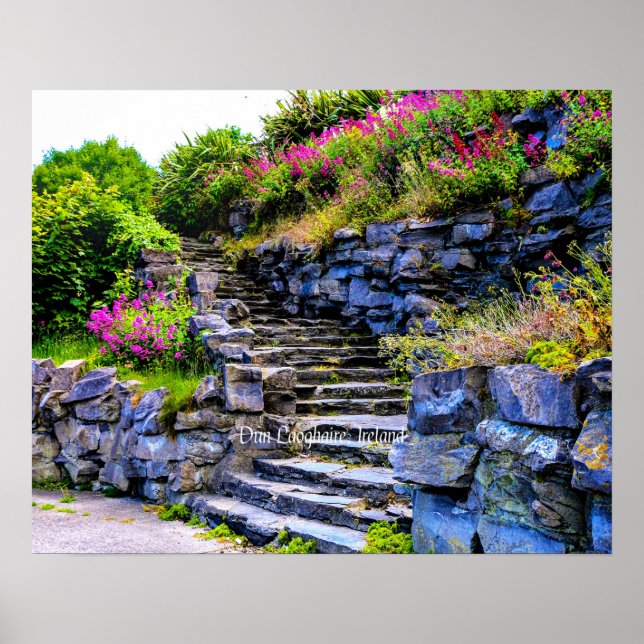 Poster Dun Laoghaire, fotografia cênica da Irlanda (Frente)