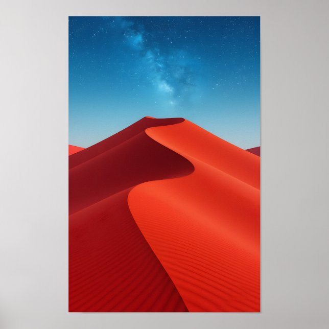 Poster Duna de Areia do Deserto (Frente)
