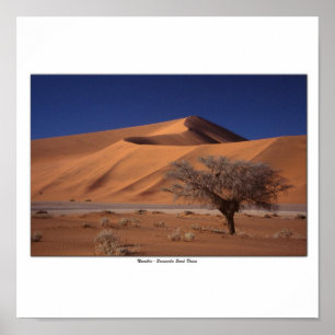 Póster Dunas de areia de Sossussvlei