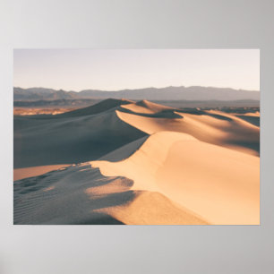Póster Dunas de areia do Mesquite no Vale da Morte