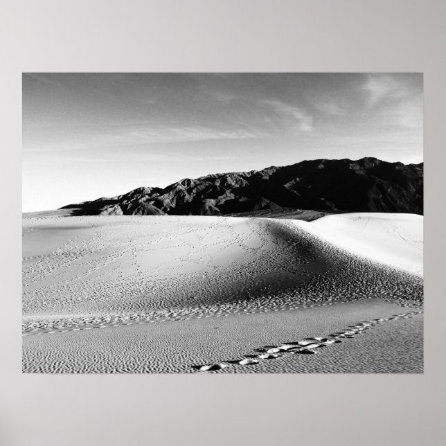 Poster Dunas de Areia do Vale da Morte Negra (Frente)