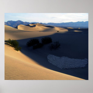 Poster Dunas do Vale da Morte na manhã