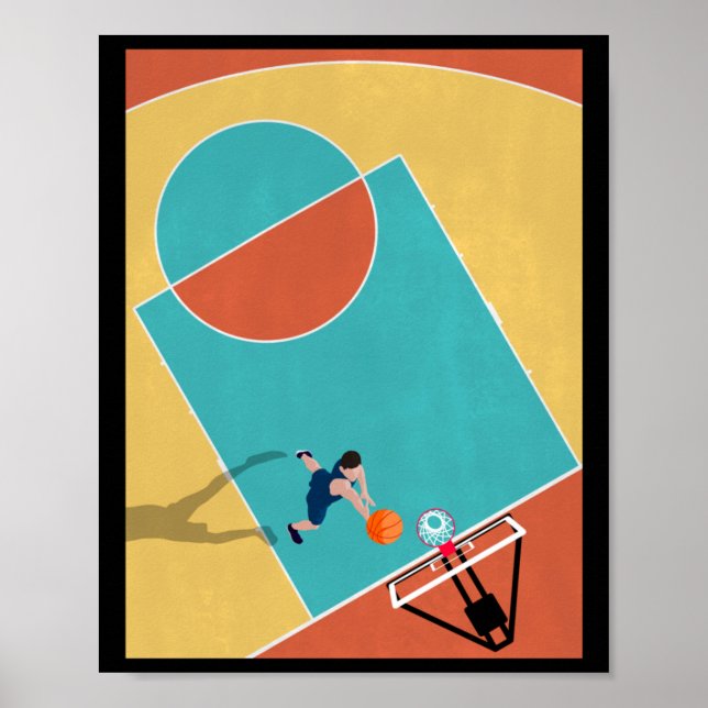 Poster Dunks de Basquete 1 (Frente)