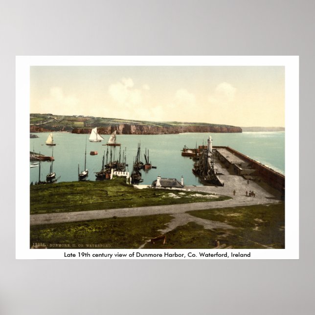 Póster Dunmore Harbour, County Waterford (Frente)