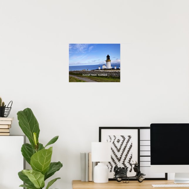 Poster Dunnet Head, Escócia, (Escritório em casa)