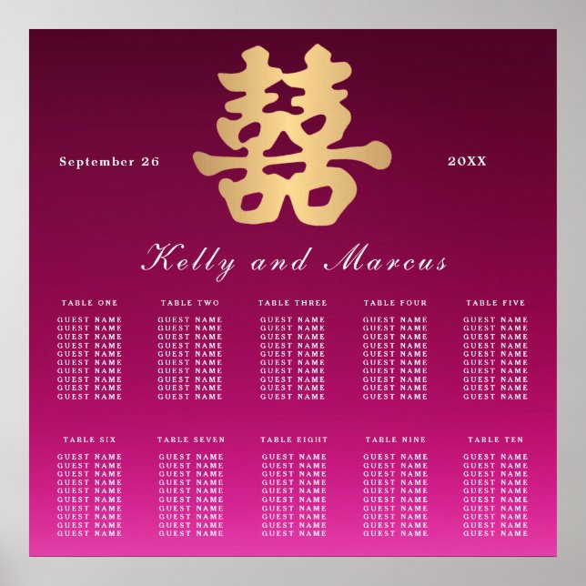 Poster Dupla felicidade | Plano de Casamento (Frente)