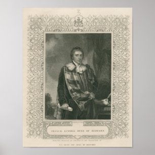 Poster Duque de Francis Russell 5o de Bedford
