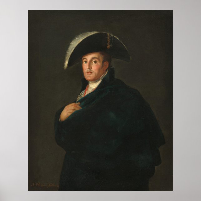 Poster Duque de Wellington, Francisco Goya Cartaz de Arte (Frente)