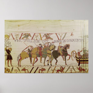 Poster Duque William Preparing a navegar a Pevensey