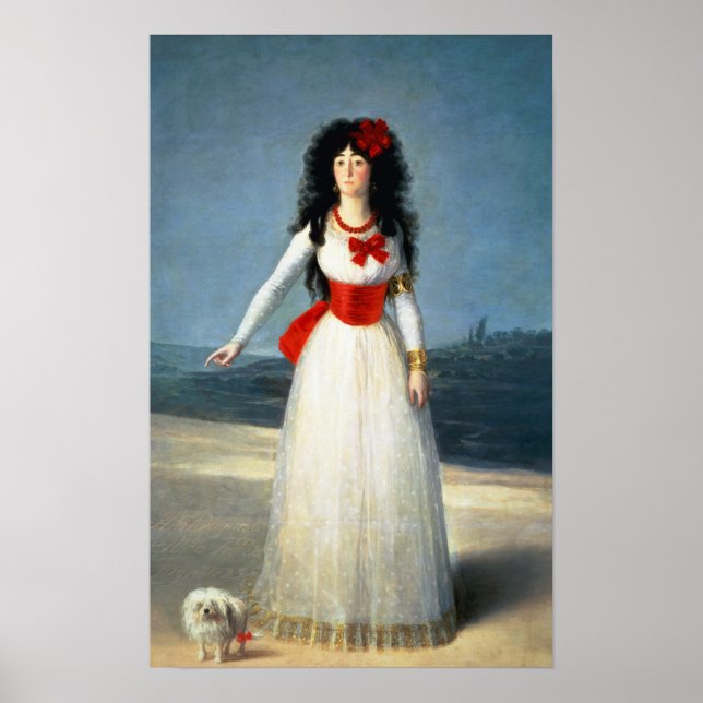 Póster Duquesa de Alba, 1795 (Frente)