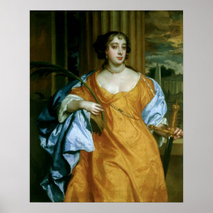 Póster Duquesa de Barbara Villiers de Cleveland