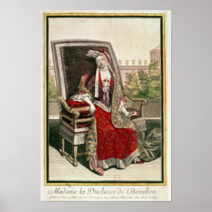 Póster Duquesa de Marie-Anne Mancini do caldo