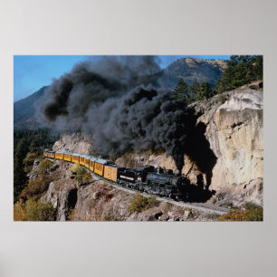 Poster Durango e estrada de ferro de Silverton, no. 481,