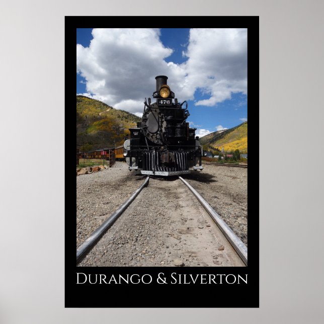 Poster Durango e Silverton Narrow Gage Railroad (Frente)