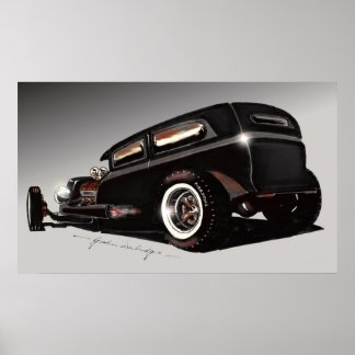 Póster Durbie Rat Rod
