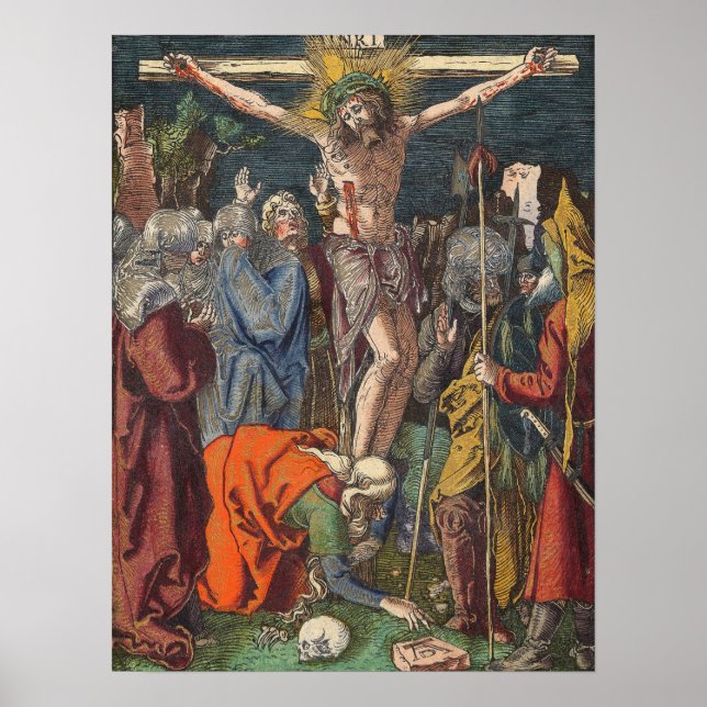 Poster Dürer - Crucificação (Frente)