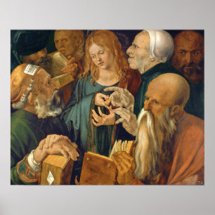 Poster Dürer - Jesus Entre Os Médicos