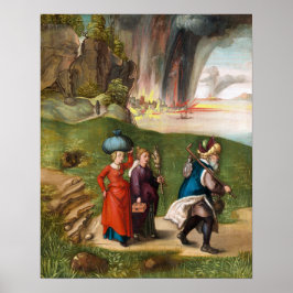 Poster Dürer - Lot E Suas Filhas