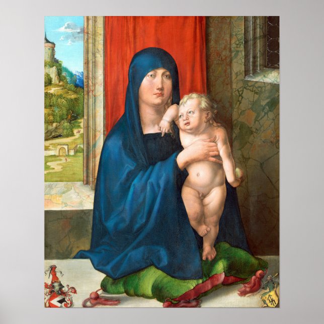 Poster Dürer - Madonna E Criança (Frente)