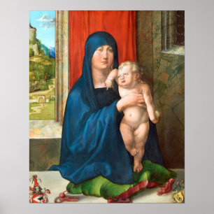Poster Dürer - Madonna E Filho