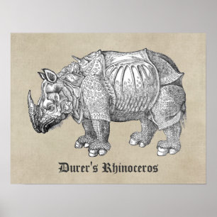 Poster Durer Rhino