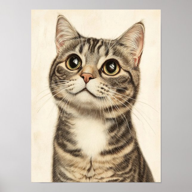 Poster Dürer's Tabby Treasures 4 (Frente)