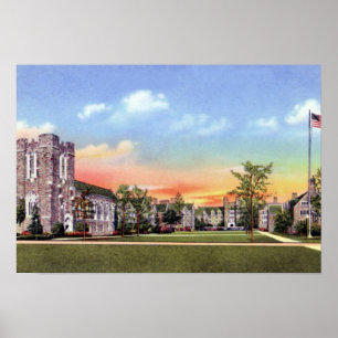 Póster Durham North Carolina Univ. Escola do MED