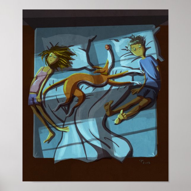 Póster Durma bem! (Frente)